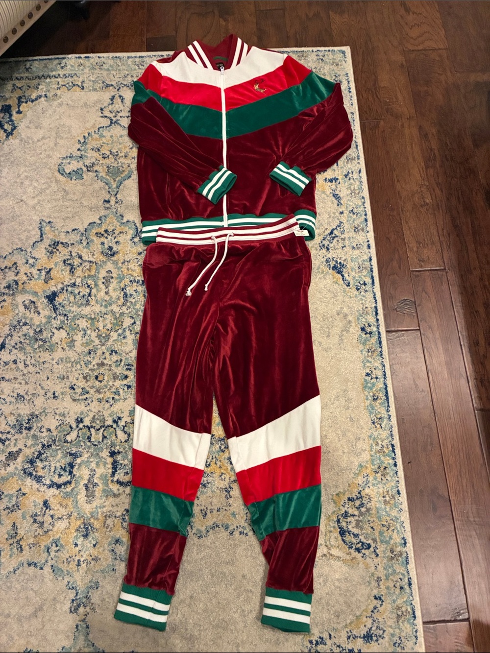 Holiday Velvet Track Suit